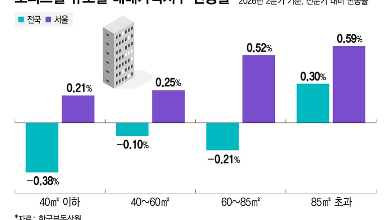 "이왕 살 거면 큰 데로" 아파트 대신 대형 오피스텔…나홀로 '쑥'