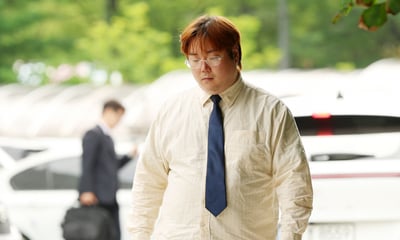 '강제추행 혐의' 항소 유재환, 몰라보게 달라진 모습