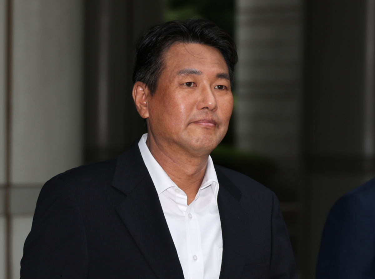 내란중요임무종사 및 직권남용권리행사방해 혐의를 받은 김태효 전 국가안보실 1차장이 지난 10일 서울 서초구 서울중앙지법에서 열린 구속 전 피의자 심문(영장실질심사)에 출석하고 있다. /사진=뉴시스 /사진=