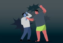 "접객원 손 잡았지" 추궁하는 사장 턱 핥은 '엽기' 30대 결국