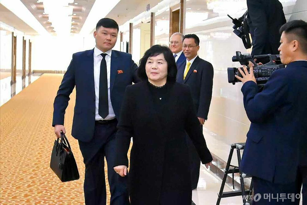 최선희 조선민주주의인민공화국 외무상 /사진=평양 노동신문